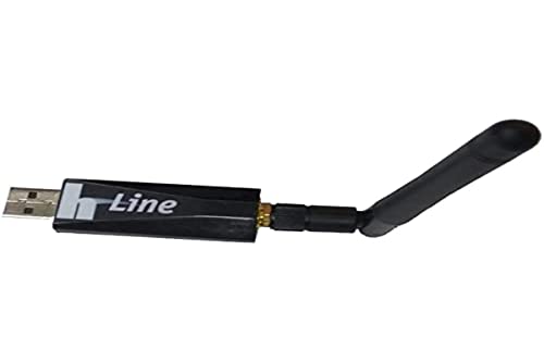 hLine ANT USB Adapter - Extended ANT+ Stick mit USB2 ANT2 Stick geeignet auch für Garmin | 3 mal größeren Bereich als das Normale ANT Adaptor | Kein verlängerungskabel nötig für Zwift von hLine