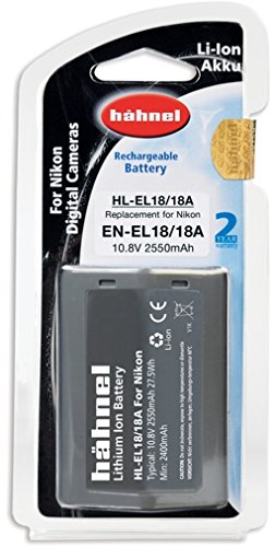 Hähnel HL EL18 Li-Ion Akku für Nikon Digitalkameras - Ersatzakku für Nikon EN-EL18 schwarz Hähnel HL EL18 Li-Ion Akku für Nikon Digitalkameras - Ersatzakku für Nikon EN-EL18 schwarz von Hähnel