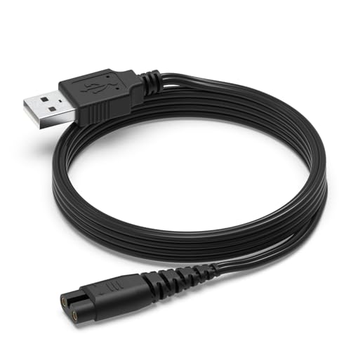 Hafiuege 5V USB A Ladegerät Kabel für Hatteker Rasierer, 1.5M Netzteil Ladekabel kompatibel mit RFC-588 RFC-598 RFC-690 RFC-692 RFC-696 RSCX-9598 RSCX-7568, für Beard Trimmer, Epilierer, Bartschneider Hafiuege 5V USB A Ladegerät Kabel für Hatteker Rasierer, 1.5M Netzteil Ladekabel kompatibel mit RFC-588 RFC-598 RFC-690 RFC-692 RFC-696 RSCX-9598 RSCX-7568, für Beard Trimmer, Epilierer, Bartschneider von hafiuege