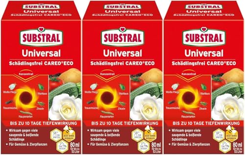 3 X 80ml Substral®Universal Schädlingsfrei Careo Eco von hagebauSPN