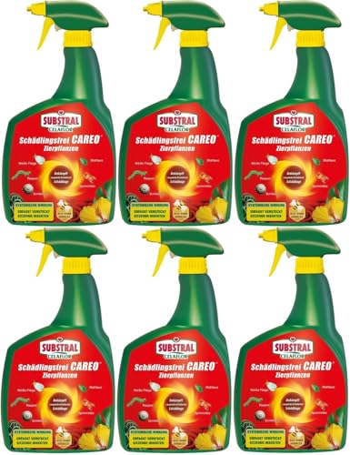 6 X 800ml Substral Celaflor® Schädlingsfrei Zierpflanzen Spray von hagebauSPN