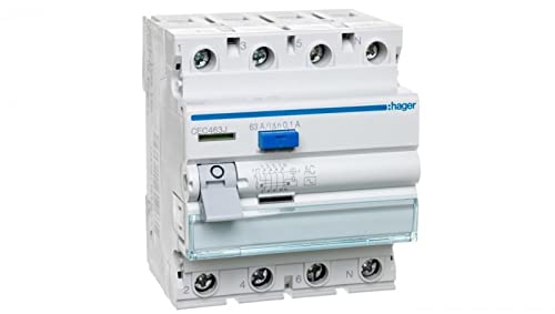 Fehlerstromschalter 4P 63A 0,1A Typ AC CEC463J hager Polo 3250611619635 von hager polo