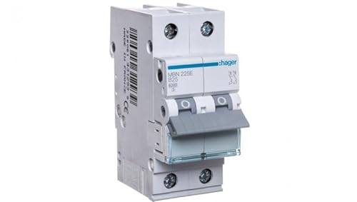 Leitungsschutzschalter 2P B 25A 6kA AC MBN225E Hager Polo 3250614312939 von hager polo