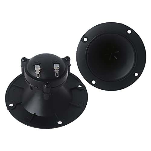 haiaxx 1 Paar 96-mm-Audio-Lautsprecher Hochtöner Piezo-Höhen Piezoelektrischer Lautsprecher Tragbare Audio-Lautsprecher Hochtöner Schwarz von haiaxx