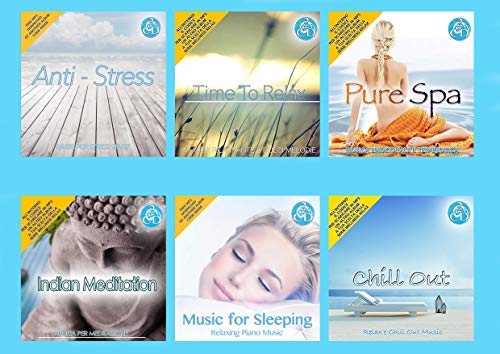12 CD Wellness Relax - Entspannungsmusik, Meditation, Musik zum Schlafen von halidon