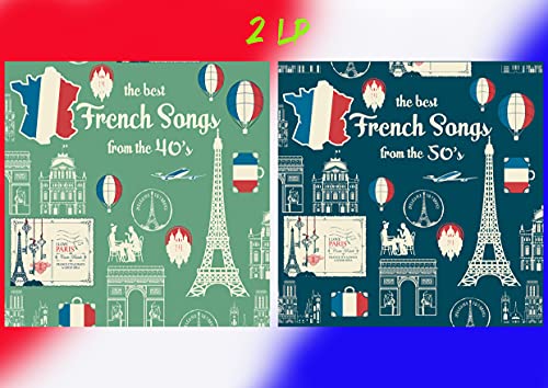 2 Vinyls mit französischer Musik: The best French Songs from the 40's - The best French Songs from the 50's Preferenze von halidon