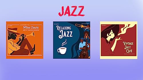 3 CD jazz- Miles Davis Meets Thelonious Monk, Relaxing Jazz, Vintage Jazz Cafè - Luis Armstrong, Billie Holyday, Benny Goodman, Cab Calloway, Count Basie von halidon