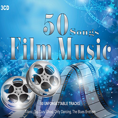3CD 50 Songs Film Music, Orchestral Works, Jazz Guitar, piano Pieces, Titanic, La Vita è Bella, Moulin Rouge von halidon