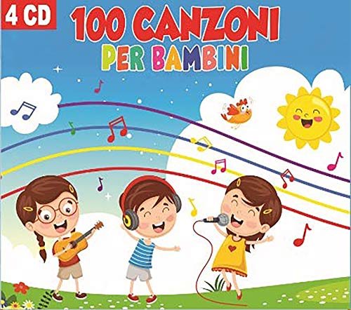 4 CD 100 Canzoni Per Bambini, Canzoni Indimenticabili , Baby dance, Lullabies, Kinder Musik von halidon