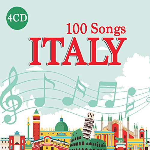 4 CD 100 Songs Italy, Best Italian Music, Luciano Pavarotti, Maria Callas, Mina, Domenico Modugno … von halidon