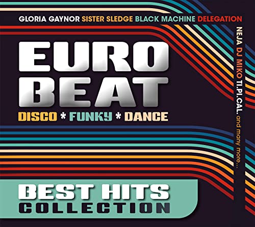 4 CD Eurobeat (Disco, Funky & Dance) - Best Hits Collection - Gloria Gaynor, Black Machine, Sister Sledge von halidon
