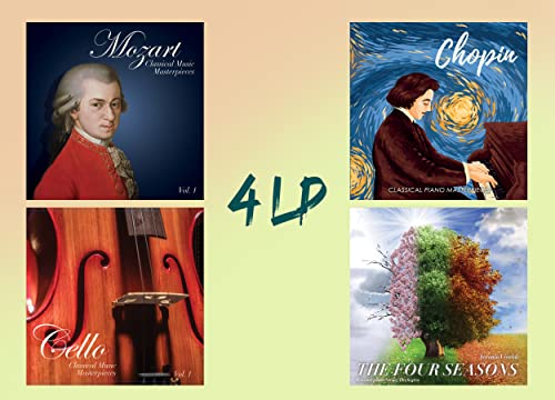 4 Vinyls Klassische Musik : Mozart , Chopin , Vivaldi , Cello 4 Vinyls Klassische Musik : Mozart , Chopin , Vivaldi , Cello von halidon