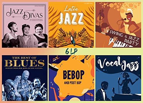 6 Vinyls Jazz e Blues – Jazz Divas , Vocal Jazz , Swing & Jazz , The Best of Blues , Latin Jazz , Bebop von halidon