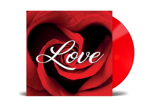 Love Farbiges Vinyl - Rot - Love Songs Lp record Nat King Cole, Elvis Presley, Paul Anka, Edith Piaf, Billie Holiday, Frankie Avalon, The Platters, Bonny Darin, Juliette Greco, Dean Martin … von halidon