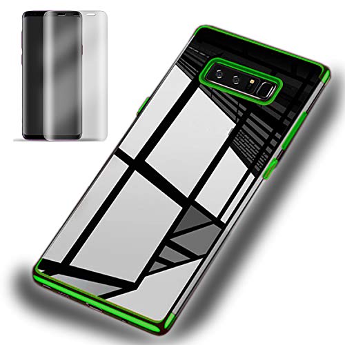 handyprince Kompatibel mit Samsung Galaxy S10 Hülle, Case Cover Bumper Tasche Grün Green inkl. 3D Gebogene Nano beschichtete Displayschutzfolie von handyprince