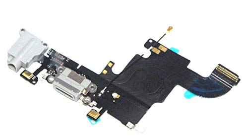 handywest Kompatibel für iPhone 6S Ladebuchse Flex USB Dock Connector Charger Dock Audio Jack Mikrofon Kopfhörer Buchse Grau von handywest