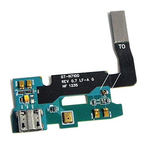handywest Ladebuchse Flex Mikrofon Micro USB Dock Connector Lade Buchse für Samsung Galaxy Note 2 GT-N7100 von handywest