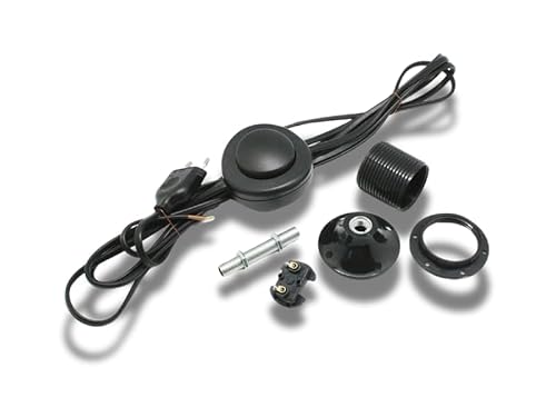 DIY-Stehlampe - Set mit E27 Fassung und Kabel - schwarz - Hannas Laden - für Lampen mit Lampenschirm - inklusive Montageanleitung von hanna's laden Für Bastler und Hobbykünstler