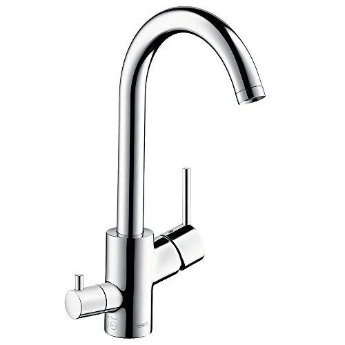 hansgrohe Talis S² Einhebel-Küchenarmatur mit Geräteabstellventil und Schwenkauslauf, Chrom von hansgrohe