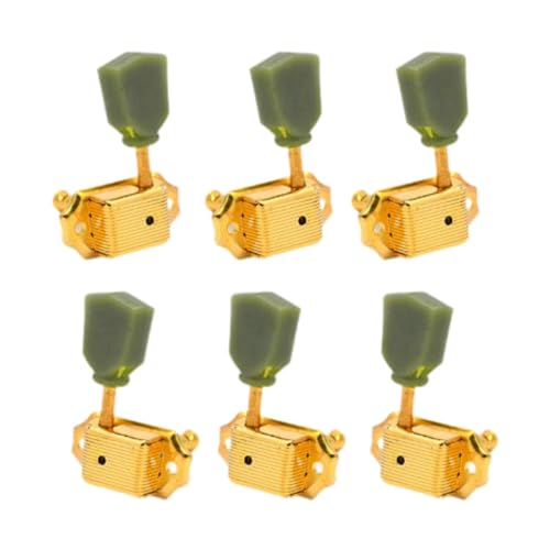 harayaa Verriegelbare Gitarren Stimmgeräte mit Stimmmechanik, Grünes Gold harayaa Verriegelbare Gitarren Stimmgeräte mit Stimmmechanik, Grünes Gold von harayaa