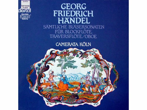 Händel: Sämtliche Bläsersonaten für Blockflöte - Traversflöte / Oboe [Vinyl Schallplatte] [2 LP Box-Set] von harmonia mundi