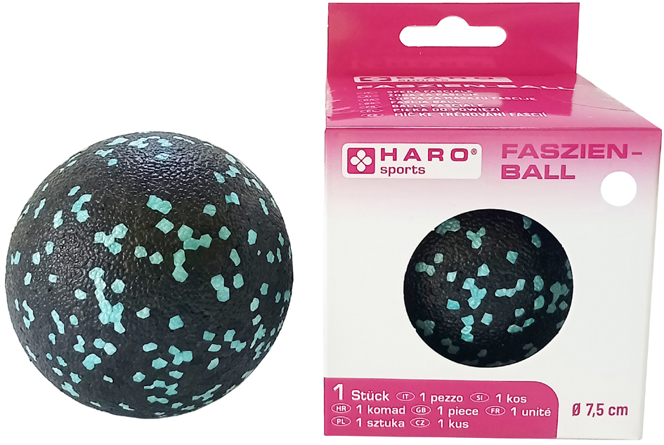 HARO Faszien-Massageball, schwarz/mint von haro