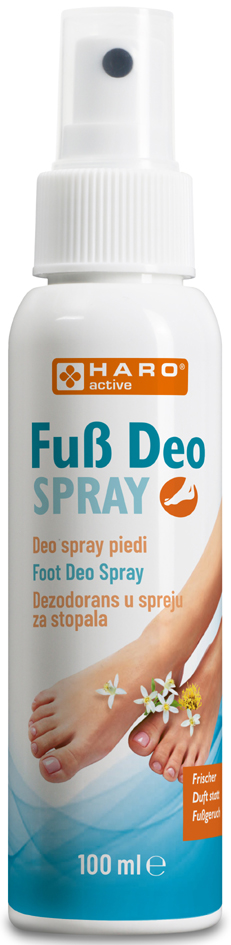 HARO Fuß Deo Spray, 100 ml Sprühflasche von haro