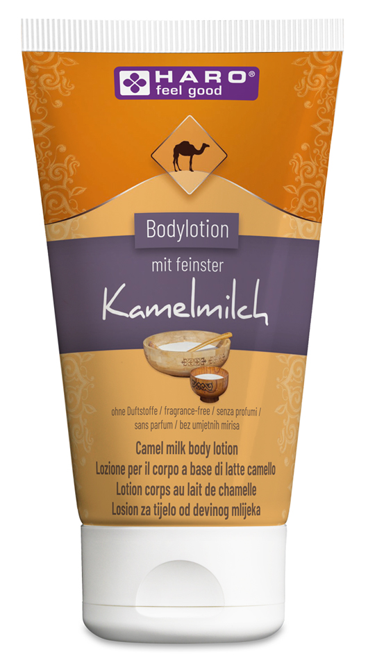 HARO Kamelmilch-Bodylotion ohne Duft, 150 ml Tube von haro