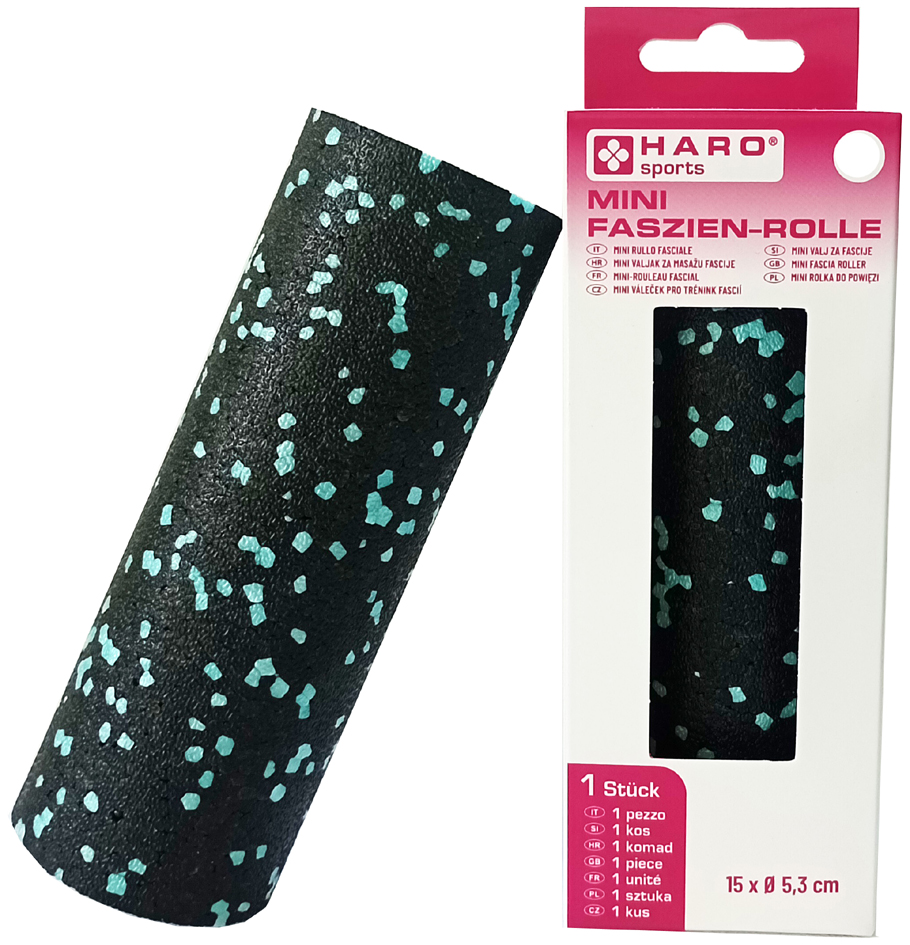 HARO Mini-Faszienrolle, schwarz/mint HARO Mini-Faszienrolle, schwarz/mint von haro
