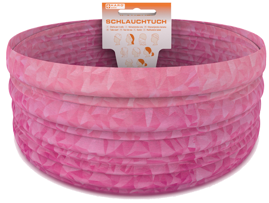 HARO Schlauchtuch, aus Polyester, pink HARO Schlauchtuch, aus Polyester, pink von haro