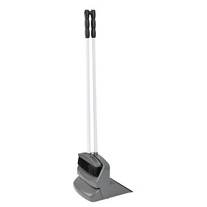 haug® bürsten Kehrgarnitur mit langem Stiel futura grau Kunststoff 30,0 cm breit von haug® bürsten