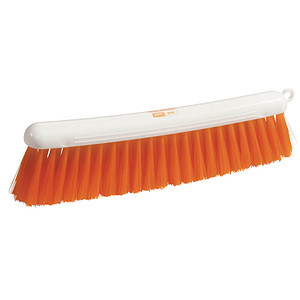 haug® bürsten Mehlbesen ANTI BAC weiß/orange Kunststoff 29,0 cm breit von haug® bürsten