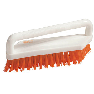 haug® bürsten Nagelbürste ANTI BAC weiß, orange Kunststoff von haug® bürsten