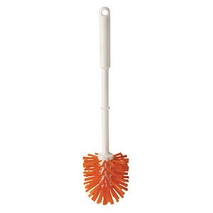 haug® bürsten Reinigungsbürste ANTI BAC Fleischwolf weiß, orange Kunststoff von haug® bürsten