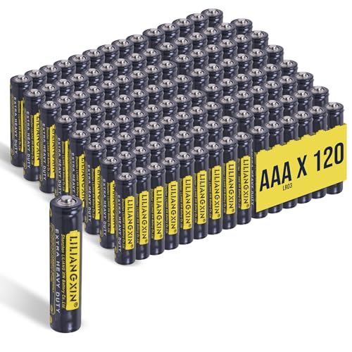 HD-Line 120er Pack AAA Micro LR03 Alkaline Batterien 1,5V – Langlebig und Leistungsstark – Ideal für Fernbedienungen, Spielzeug, Taschenlampen u.v.m. HD-Line 120er Pack AAA Micro LR03 Alkaline Batterien 1,5V – Langlebig und Leistungsstark – Ideal für Fernbedienungen, Spielzeug, Taschenlampen u.v.m. von hd-line