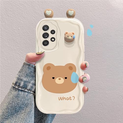 3D Cartoon Hülle Kompatibel mit Samsung Galaxy A23 4G 5G Süßes Stoßfestes und Stylisches Silikon Cover 3D Cartoon Hülle Kompatibel mit Samsung Galaxy A23 4G 5G Süßes Stoßfestes und Stylisches Silikon Cover von hdqICase
