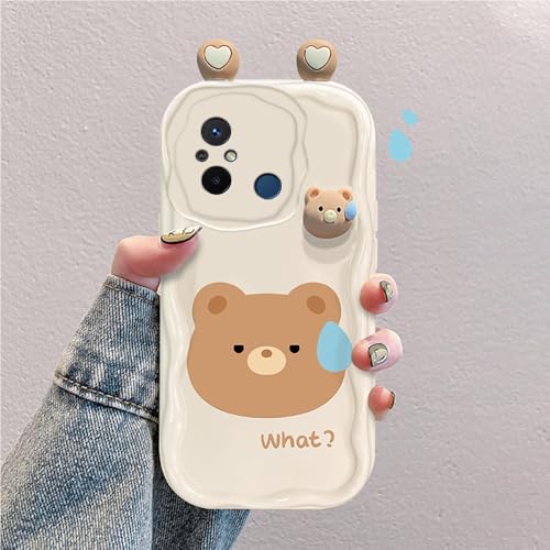 3D Cartoon Hülle Kompatibel mit Xiaomi Redmi 12C/Redmi 11A Süßes Stoßfestes und Stylisches Silikon Cover 3D Cartoon Hülle Kompatibel mit Xiaomi Redmi 12C/Redmi 11A Süßes Stoßfestes und Stylisches Silikon Cover von hdqICase