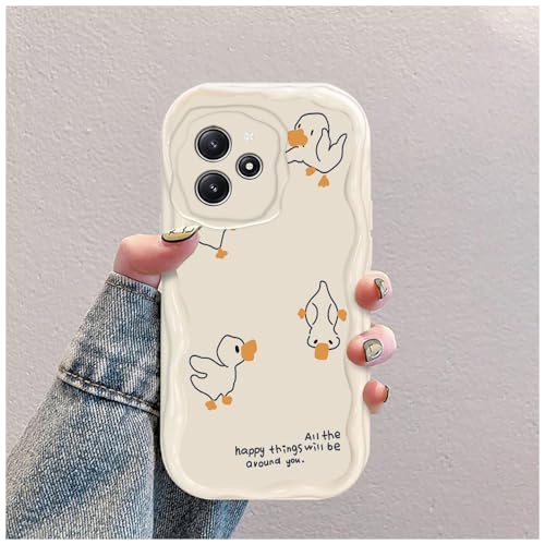 Ente Welle Silikon Weich Hülle Kompatibel mit Xiaomi Redmi 12 4G Weiß Ente Welle Silikon Weich Hülle Kompatibel mit Xiaomi Redmi 12 4G Weiß von hdqICase