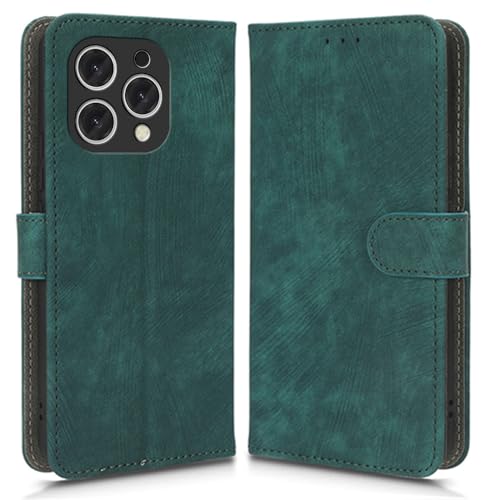 Hülle Kompatibel mit Doogee N55 Plus, RFID-Blockierung, Magnetisches Flip-Leder, Stoßfeste Schutzabdeckung mit Kartenfächern und Ständer von hdqICase
