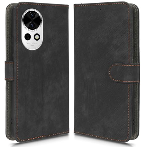 Hülle Kompatibel mit Huawei nova 13, RFID-Blockierung, Magnetisches Flip-Leder, Stoßfeste Schutzabdeckung mit Kartenfächern und Ständer Hülle Kompatibel mit Huawei nova 13, RFID-Blockierung, Magnetisches Flip-Leder, Stoßfeste Schutzabdeckung mit Kartenfächern und Ständer von hdqICase