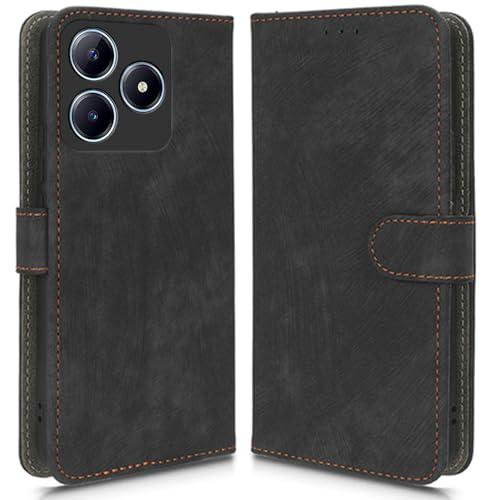 Hülle Kompatibel mit Realme C63/Realme C61, RFID-Blockierung, Magnetisches Flip-Leder, Stoßfeste Schutzabdeckung mit Kartenfächern und Ständer Hülle Kompatibel mit Realme C63/Realme C61, RFID-Blockierung, Magnetisches Flip-Leder, Stoßfeste Schutzabdeckung mit Kartenfächern und Ständer von hdqICase