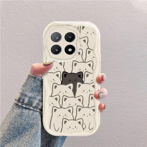 Katze Welle Silikon Weich Hülle Kompatibel mit Xiaomi Poco X6 Pro 5G Weiß Katze Welle Silikon Weich Hülle Kompatibel mit Xiaomi Poco X6 Pro 5G Weiß von hdqICase