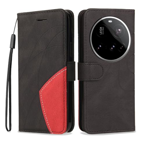 Kompatibel mit Xiaomi 15 Ultra – Schlanke Zweifarbige Handyhülle mit Weichem Leder und TPU, Kartenfächern Kompatibel mit Xiaomi 15 Ultra – Schlanke Zweifarbige Handyhülle mit Weichem Leder und TPU, Kartenfächern von hdqICase