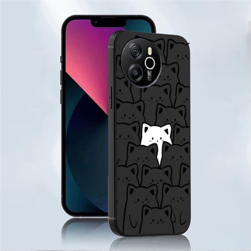 Matt Lackiertes Katze Handyhülle Kompatibel mit Blackview Shark 8 Soft Shell Matt Lackiertes Katze Handyhülle Kompatibel mit Blackview Shark 8 Soft Shell von hdqICase