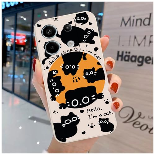 Niedliche Hülle Kompatibel mit Xiaomi Redmi Note 13 Pro 5G/Poco X6 5G - Komfortable Katze Bär Soft TPU mit Cartoon Tier Niedliche Hülle Kompatibel mit Xiaomi Redmi Note 13 Pro 5G/Poco X6 5G - Komfortable Katze Bär Soft TPU mit Cartoon Tier von hdqICase