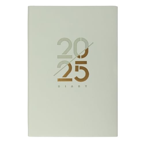 Terminplaner 2025 A5, Akademischer Planer, Lehrerkalender, Terminkalender 2025, Studienplaner, Schulplaner, Tagesplaner 1 Tag 1 Seite mit Softcover (Grün) von heavenlife