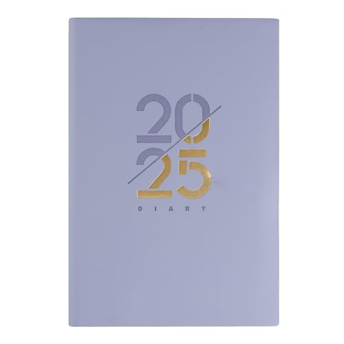 Terminplaner 2025 A5, Akademischer Planer, Lehrerkalender, Terminkalender 2025, Studienplaner, Schulplaner, Tagesplaner 1 Tag 1 Seite mit Softcover (Lila) von heavenlife