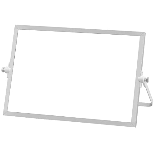 Whiteboard Klein, Whiteboard A4 mit Ständer für Kinder, Magnettafel Whiteboard Magnetisch Tisch Tragbar Mini Beschreibbar für Schule Büro (25 x 35) von heavenlife