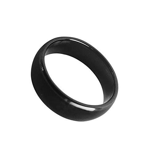 hecere wasserdichter keramischer NFC-Ring, NFC Forum Typ 2 215 496 Bytes Chip Universal für Mobiltelefon, Allround-Sensing-Technologie tragbarer Smart Ring, Fasion Ring (NFC Ring 215-18mm) von hecere