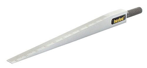hedue Messkeil S610 - Messung von Unebenheiten, Neigungen und Spalten, aus mattverchromten Stahl, mit Messbereich 0,5 - 11 mm, Ablesung 0,1 mm hedue Messkeil S610 - Messung von Unebenheiten, Neigungen und Spalten, aus mattverchromten Stahl, mit Messbereich 0,5 - 11 mm, Ablesung 0,1 mm von Hedue